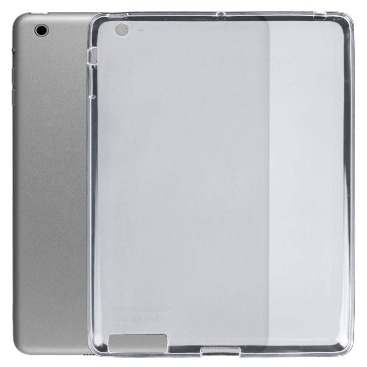 TPU Tablet Case, For iPad 4 / 3 / 2, For iPad 4 / 3 / 2 / 1