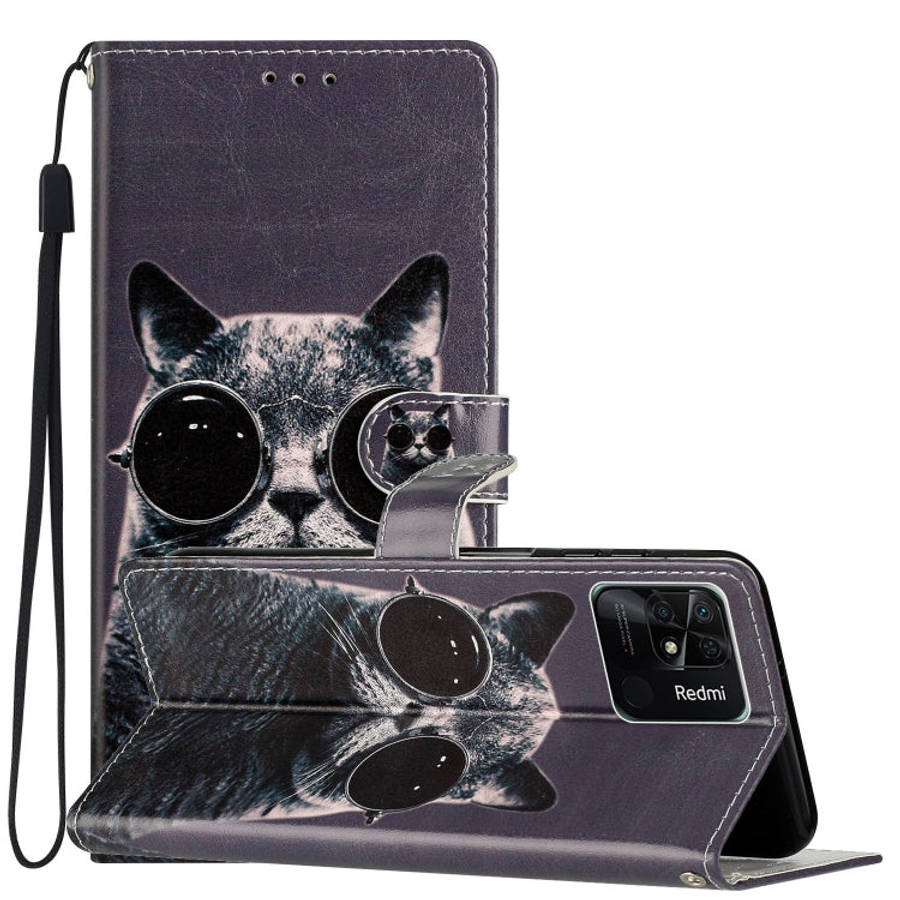 Colored Drawing Leather Phone Case, For Xiaomi Redmi  A1, For Xiaomi Redmi 10A, For Xiaomi Redmi ...