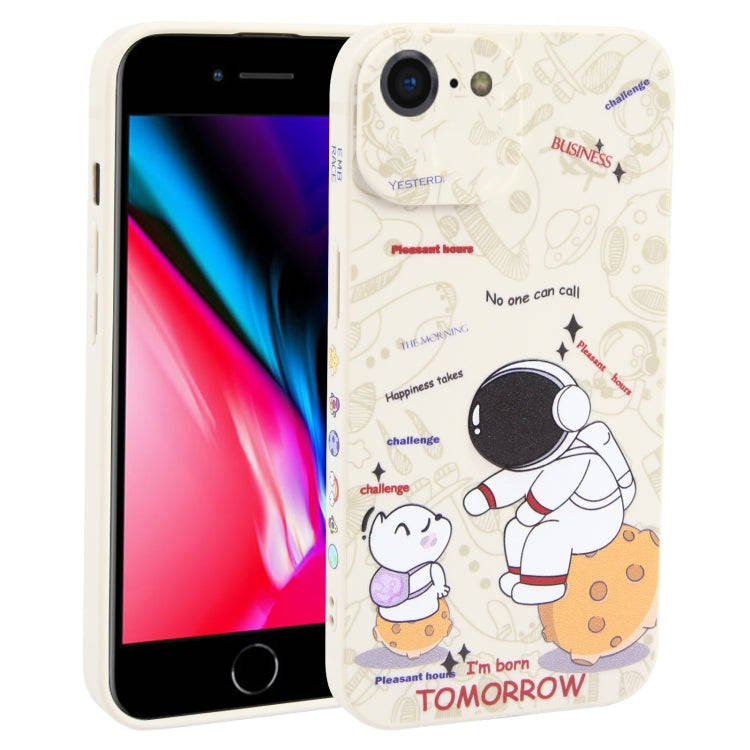 Astronaut Pattern Frosted TPU Phone Case, For iPhone 14 Plus, For iPhone 14, For iPhone 14 Pro, F...