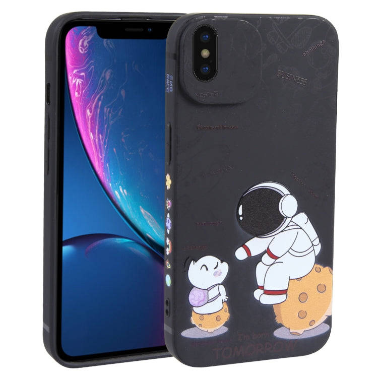 Astronaut Pattern Frosted TPU Phone Case, For iPhone XS / X, For iPhone XR, For iPhone XS Max, Fo...