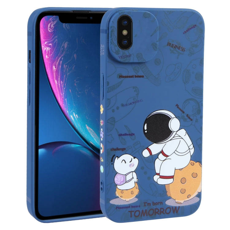 Astronaut Pattern Frosted TPU Phone Case, For iPhone XS / X, For iPhone XR, For iPhone XS Max, Fo...