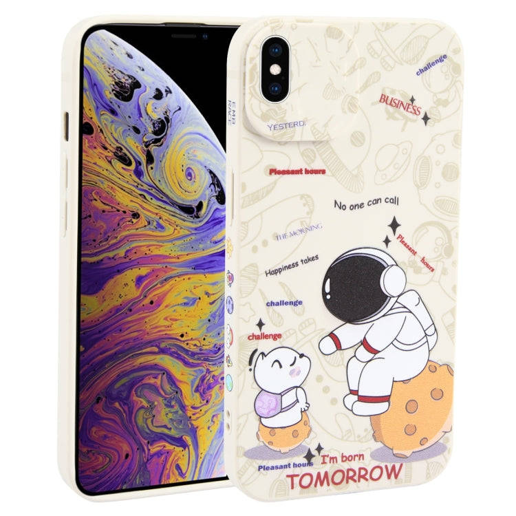 Astronaut Pattern Frosted TPU Phone Case, For iPhone XS / X, For iPhone XR, For iPhone XS Max, Fo...