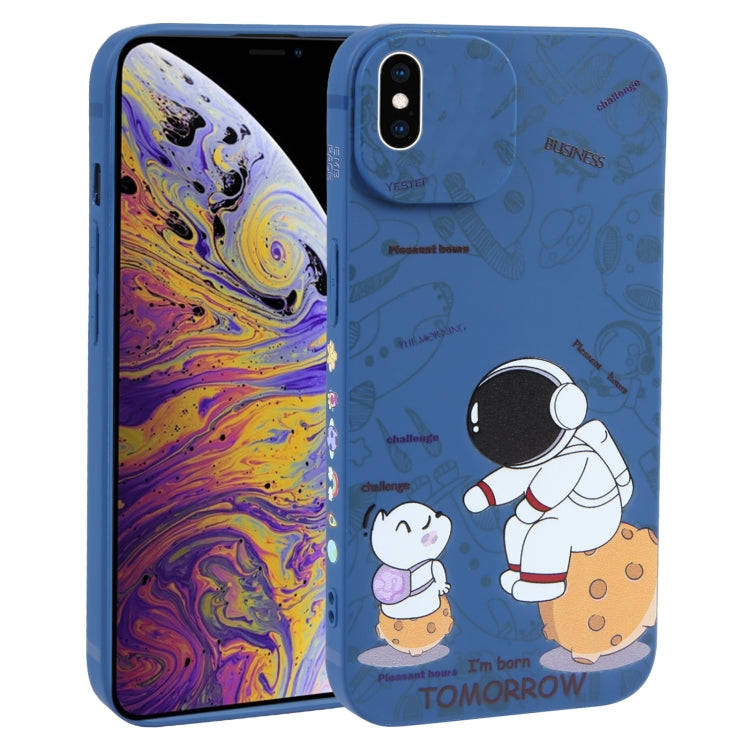 Astronaut Pattern Frosted TPU Phone Case, For iPhone XS / X, For iPhone XR, For iPhone XS Max, Fo...