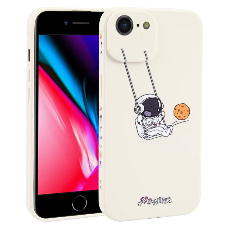 Astronaut Swinging Pattern TPU Phone Case, For iPhone 14 Plus, For iPhone 14, For iPhone 14 Pro, ...