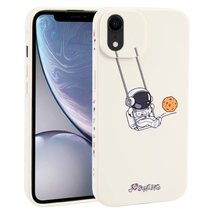 Astronaut Swinging Pattern TPU Phone Case, For iPhone XS / X, For iPhone XR, For iPhone XS Max, F...