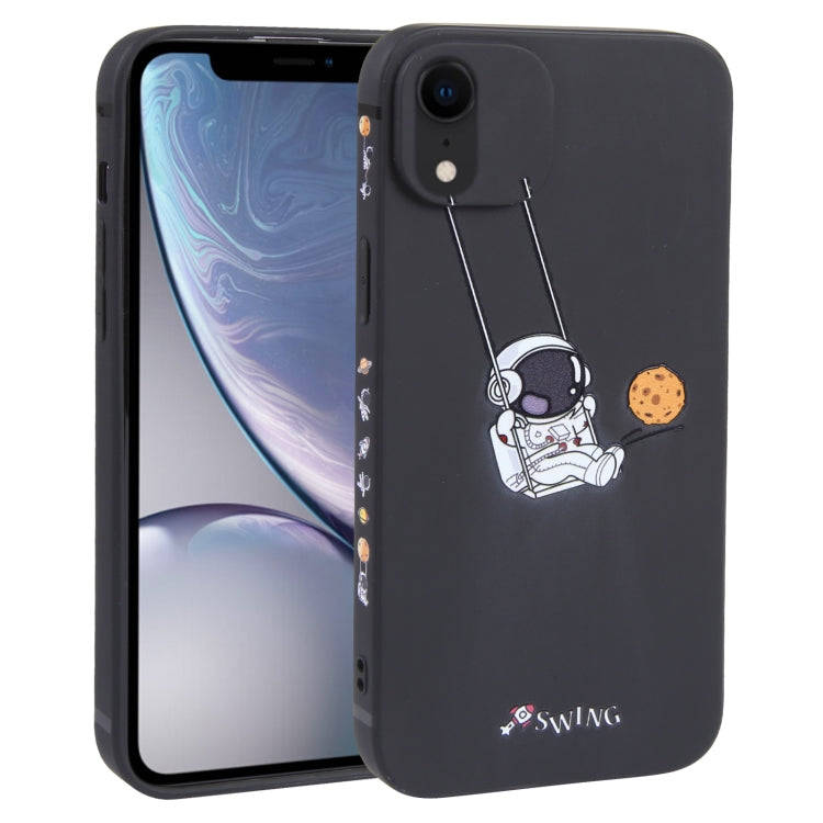 Astronaut Swinging Pattern TPU Phone Case, For iPhone XS / X, For iPhone XR, For iPhone XS Max, F...