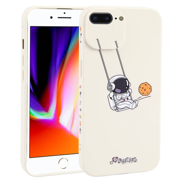 Astronaut Swinging Pattern TPU Phone Case, For iPhone XS / X, For iPhone XR, For iPhone XS Max, F...