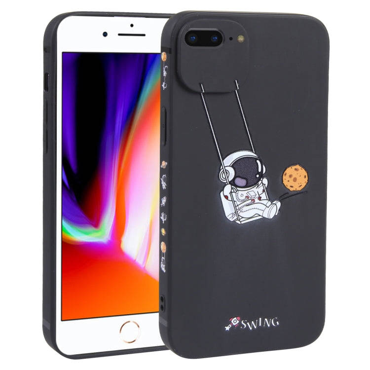 Astronaut Swinging Pattern TPU Phone Case, For iPhone XS / X, For iPhone XR, For iPhone XS Max, F...