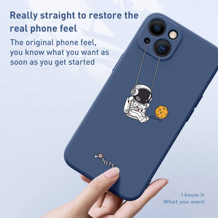 Astronaut Swinging Pattern TPU Phone Case, For iPhone XS / X, For iPhone XR, For iPhone XS Max, F...