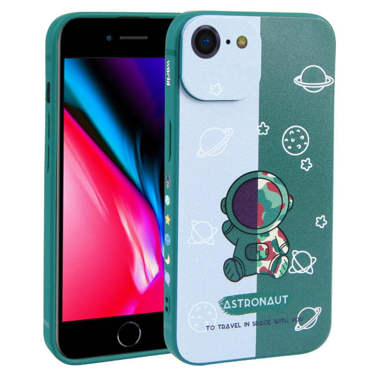 Color Contrast Astronaut Pattern TPU Phone Case, For iPhone 14 Plus, For iPhone 14, For iPhone 14...