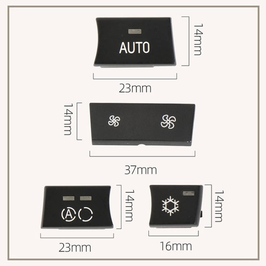 For BMW 1 Series / 3 Series / X1 / X3 Left Driving Car Air Conditioner Panel Switch Button, Air V...