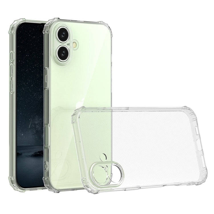 Four-Corner Shockproof Clear TPU Phone Case, For iPhone 17 Pro Max, For iPhone 17 Pro, For iPhone...