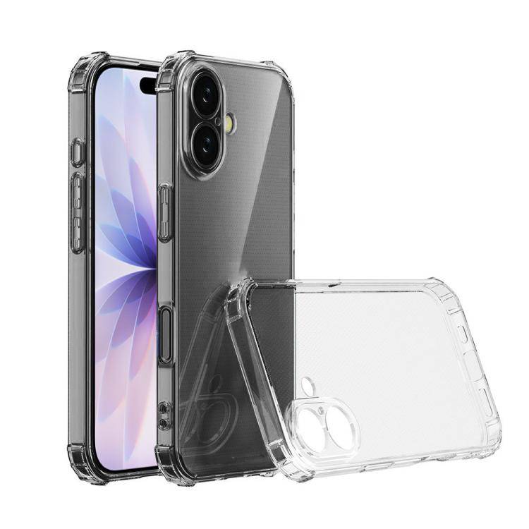 Four-Corner Shockproof Clear TPU Phone Case, For iPhone 17 Pro Max, For iPhone 17 Pro, For iPhone...