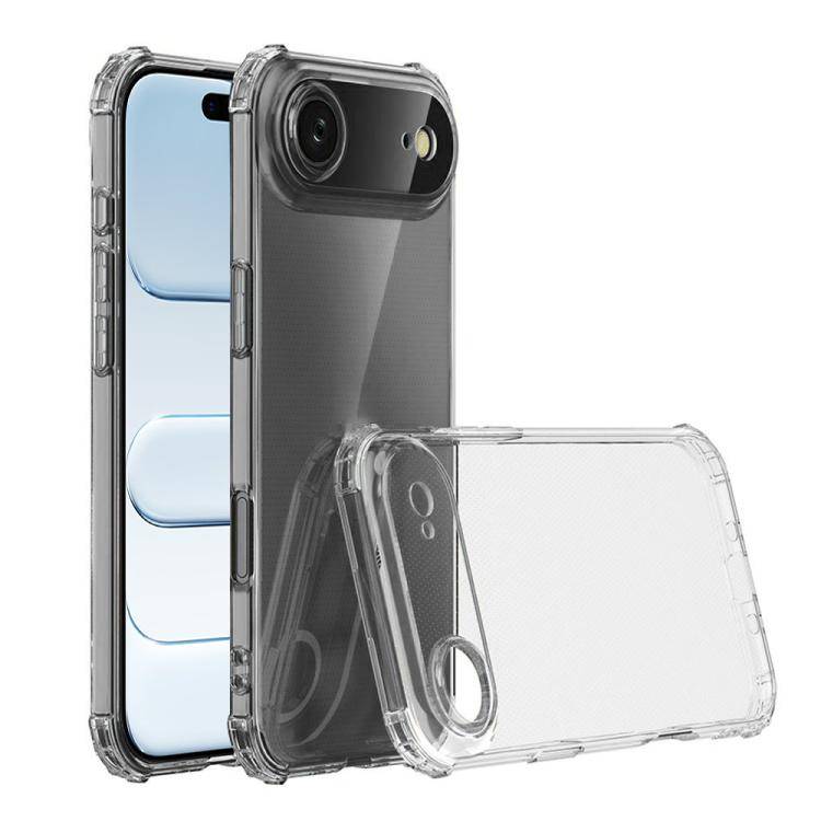 Four-Corner Shockproof Clear TPU Phone Case, For iPhone 17 Pro Max, For iPhone 17 Pro, For iPhone...