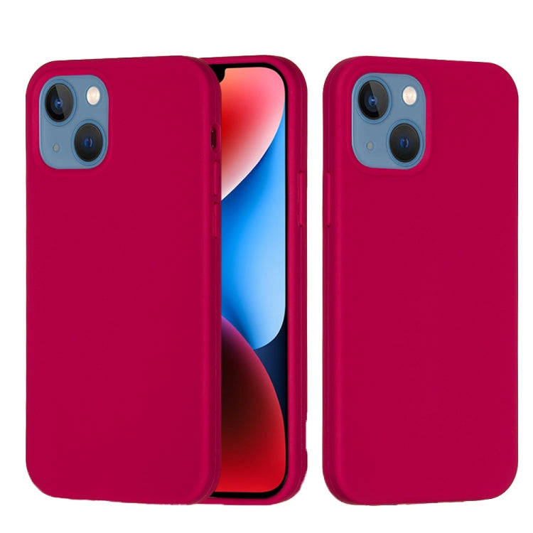 Solid Color Silicone Phone Case, For iPhone 15