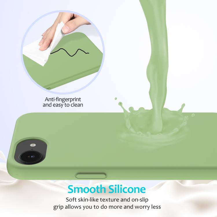 Solid Color Silicone Phone Case, For iPhone 16e, For iPhone 16 Pro Max, For iPhone 16 Pro, For iP...