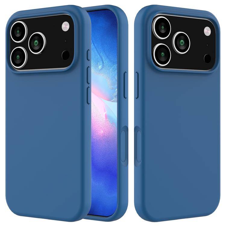 Solid Color Silicone Phone Case, For iPhone 17 Pro Max, For iPhone 17 Pro, For iPhone 17, For iPh...