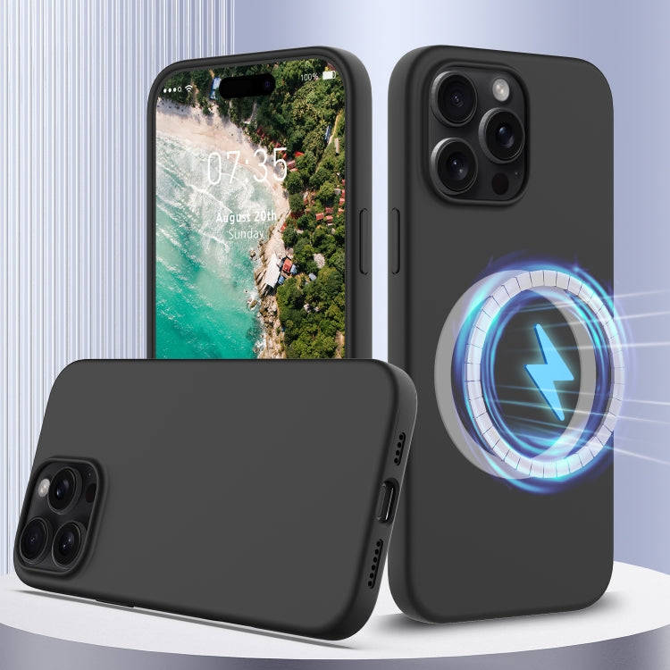 Shockproof Silicone Magsafe Phone Case, For iPhone 16 Pro Max, For iPhone 16 Pro, For iPhone 16 P...