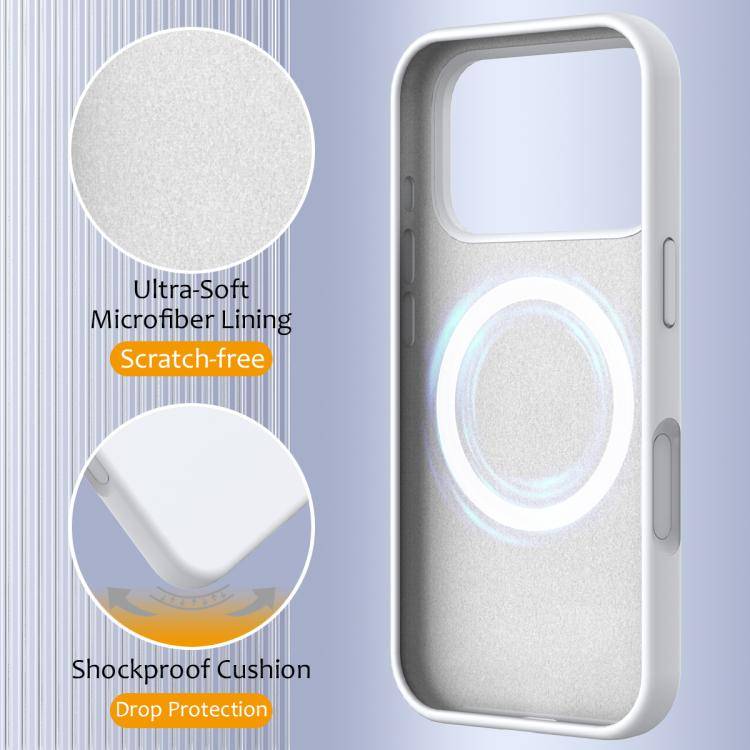 Shockproof Silicone Magsafe Phone Case, For iPhone 17 Pro Max, For iPhone 17 Pro, For iPhone 17, ...