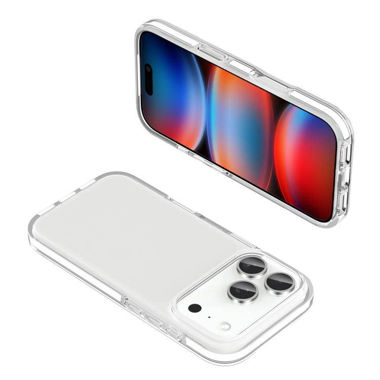 Two-color Shockproof High Transparency TPU Phone Case, For iPhone 17 Pro Max, For iPhone 17 Pro, ...