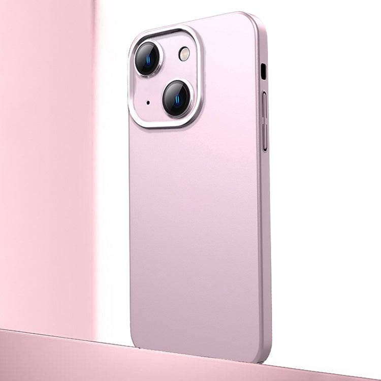Frosted Metal Material Phone Case with Lens Protection, For iPhone 14 Plus, For iPhone 14, For iP...