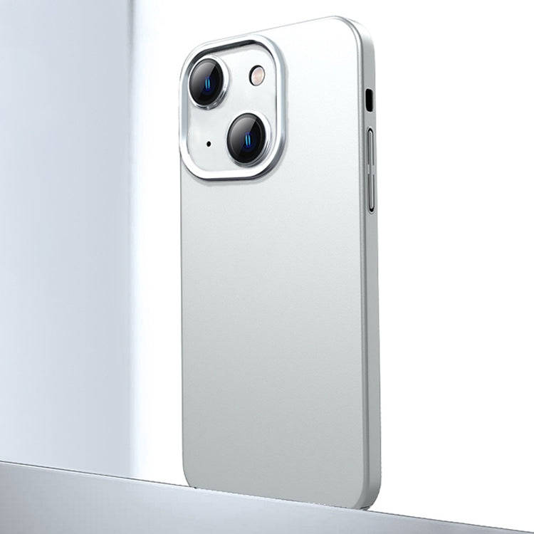 Frosted Metal Material Phone Case with Lens Protection, For iPhone 14 Plus, For iPhone 14, For iP...