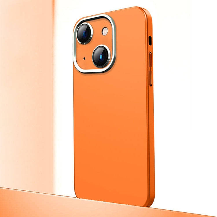 Frosted Metal Material Phone Case with Lens Protection, For iPhone 14 Plus, For iPhone 14, For iP...