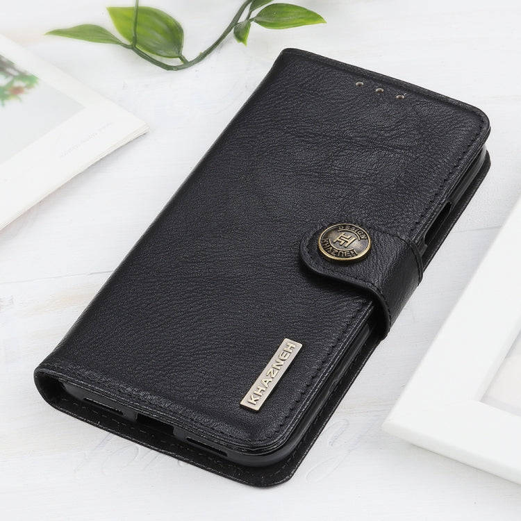 KHAZNEH Cowhide Texture Horizontal Flip Leather Phone Case, For iPhone 16 Pro Max, For iPhone 16 ...