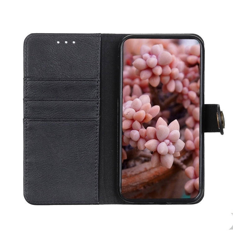 KHAZNEH Cowhide Texture Horizontal Flip Leather Phone Case, For iPhone 16 Pro Max, For iPhone 16 ...
