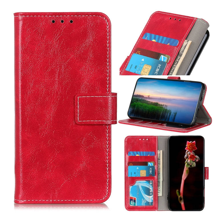 Retro Crazy Horse Texture Horizontal Flip Leather Phone Case, For iPhone 15 Pro Max, For iPhone 1...