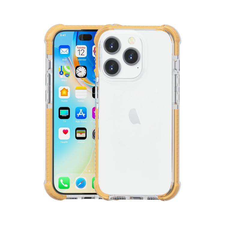 Four-corner Shockproof TPU Hybrid Acrylic Phone Case, For iPhone 15 Pro Max, For iPhone 15 Pro, F...
