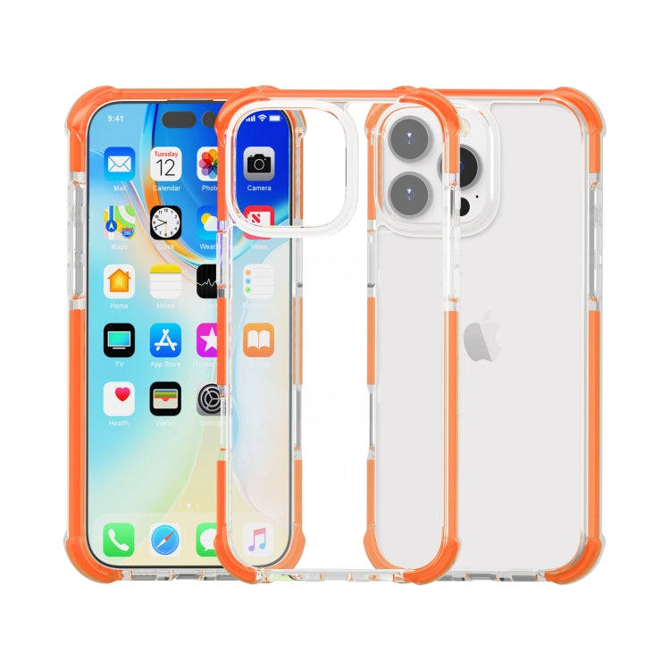 Four-corner Shockproof TPU Hybrid Acrylic Phone Case, For iPhone 16 Pro Max, For iPhone 16 Pro, F...