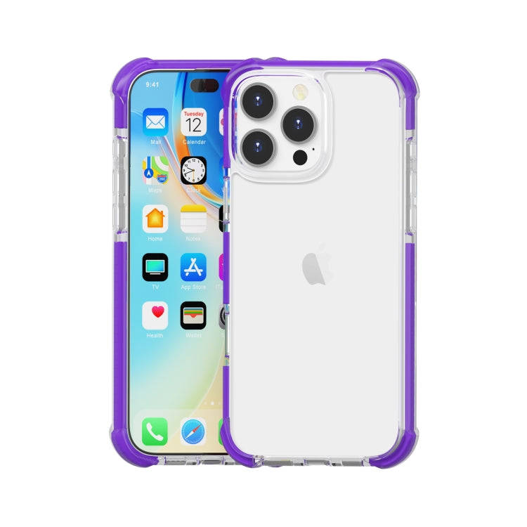 Four-corner Shockproof TPU Hybrid Acrylic Phone Case, For iPhone 16 Pro Max, For iPhone 16 Pro, F...