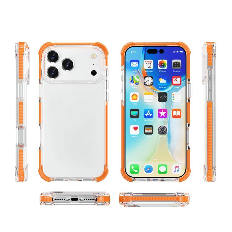 Four-corner Shockproof TPU Hybrid Acrylic Phone Case, For iPhone 17 Pro Max, For iPhone 17 Pro, F...