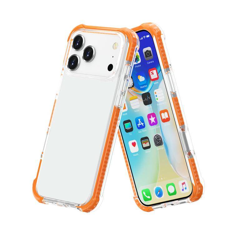 Four-corner Shockproof TPU Hybrid Acrylic Phone Case, For iPhone 17 Pro Max, For iPhone 17 Pro, F...