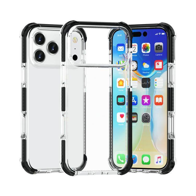 Four-corner Shockproof TPU Hybrid Acrylic Phone Case, For iPhone 17 Pro Max, For iPhone 17 Pro, F...