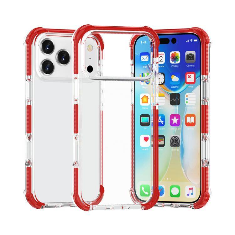 Four-corner Shockproof TPU Hybrid Acrylic Phone Case, For iPhone 17 Pro Max, For iPhone 17 Pro, F...