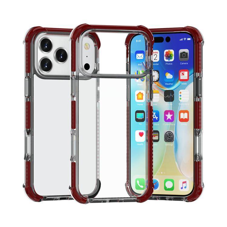 Four-corner Shockproof TPU Hybrid Acrylic Phone Case, For iPhone 17 Pro Max, For iPhone 17 Pro, F...