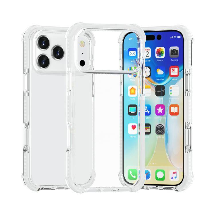 Four-corner Shockproof TPU Hybrid Acrylic Phone Case, For iPhone 17 Pro Max, For iPhone 17 Pro, F...