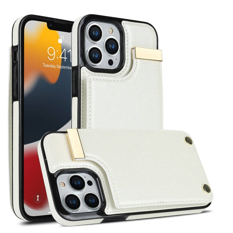 Metal Buckle Card Slots Phone Case, For iPhone 11, For iPhone 11 Pro, For iPhone XS Max, For iPho...