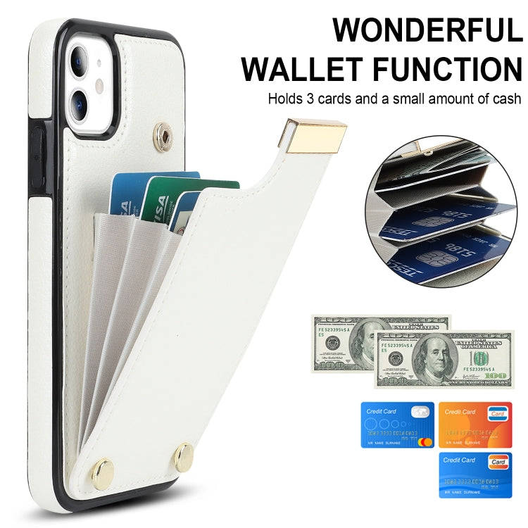Metal Buckle Card Slots Phone Case, For iPhone 11, For iPhone 11 Pro, For iPhone XS Max, For iPho...