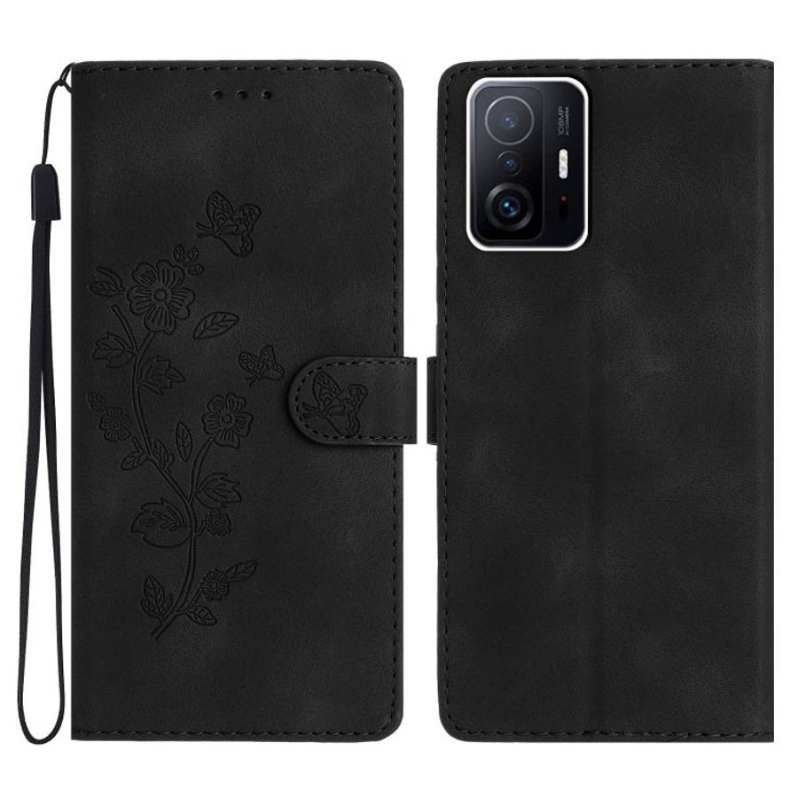 Flower Butterfly Embossing Pattern Leather Phone Case, For Xiaomi 12 Pro, For Xiaomi Redmi A1, Fo...