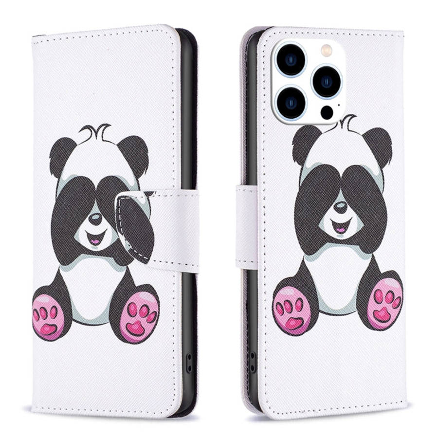 Colored Drawing Pattern Flip Leather Phone Case, For iPhone 16 Pro Max, For iPhone 16 Pro, For iP...