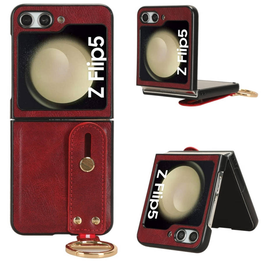 Wristband Leather Back Phone Case, For Samsung Galaxy S24 Ultra 5G, For Samsung Galaxy M34 5G, Fo...