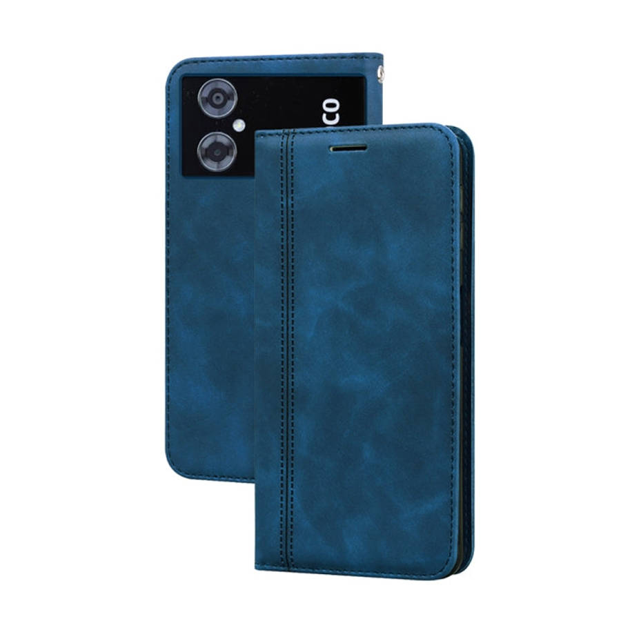 Frosted Business Magnetic Horizontal Flip PU Phone Case, For Xiaomi Poco M4 5G/Poco M5/Redmi Note...