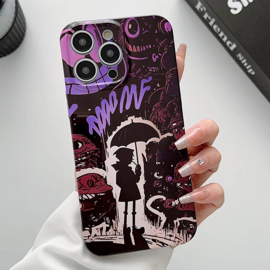 Painted Pattern Precise Hole PC Phone Case, For iPhone 11 Pro