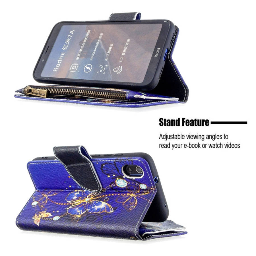 Colored Drawing Pattern Zipper Horizontal Flip Leather Case with Holder & Card Slots & Wallet, Fo...