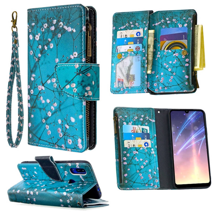 Colored Drawing Pattern Zipper Horizontal Flip Leather Case with Holder & Card Slots & Wallet, Fo...