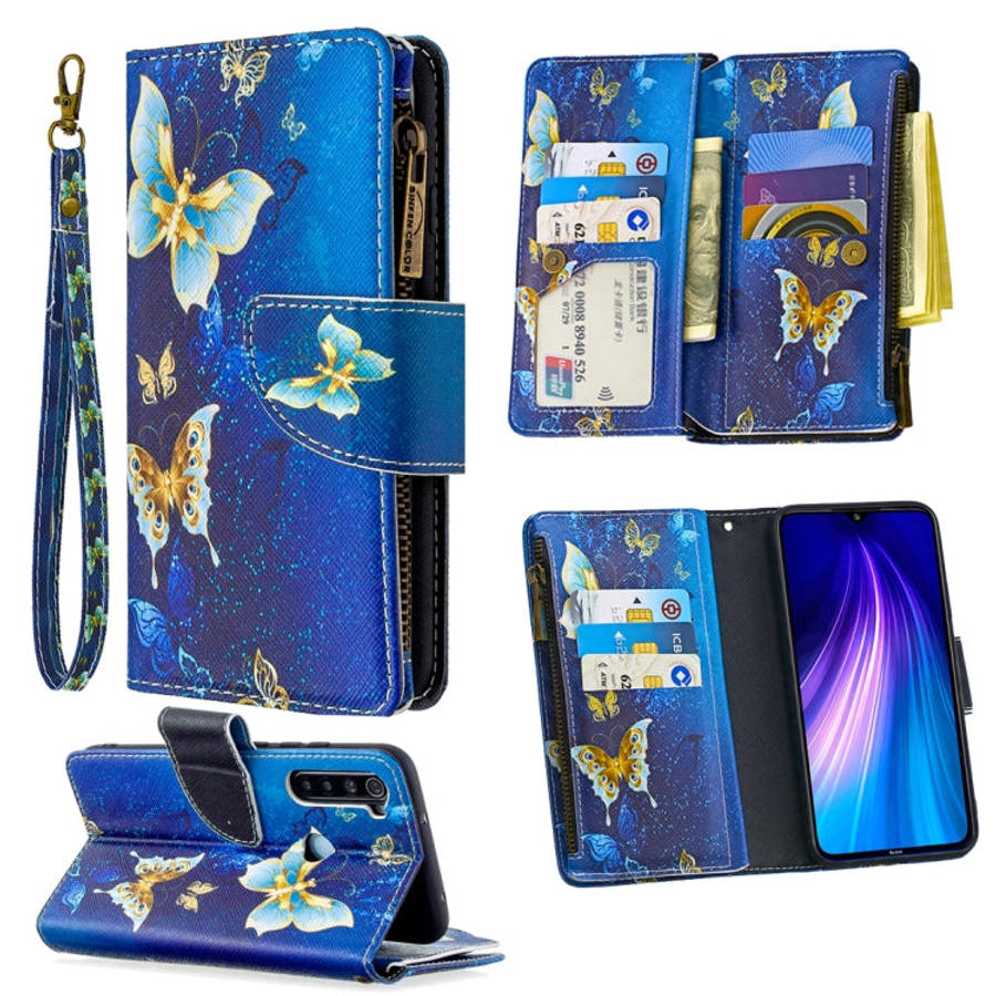 Colored Drawing Pattern Zipper Horizontal Flip Leather Case with Holder & Card Slots & Wallet, Fo...