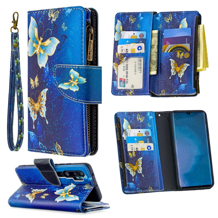 Colored Drawing Pattern Zipper Horizontal Flip Leather Case with Holder & Card Slots & Wallet, Fo...